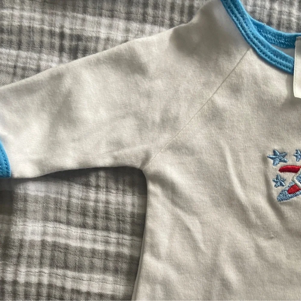 Blue and White Babe Set Size 0-3 M